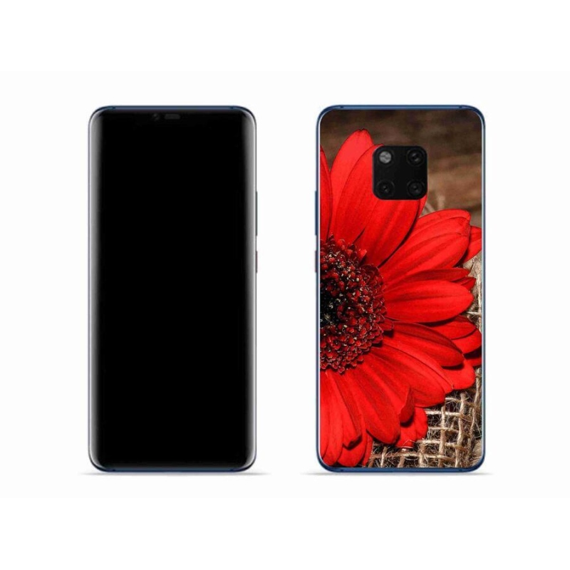 Gélový kryt mmCase na mobil Huawei Mate 20 Pro - gerbera