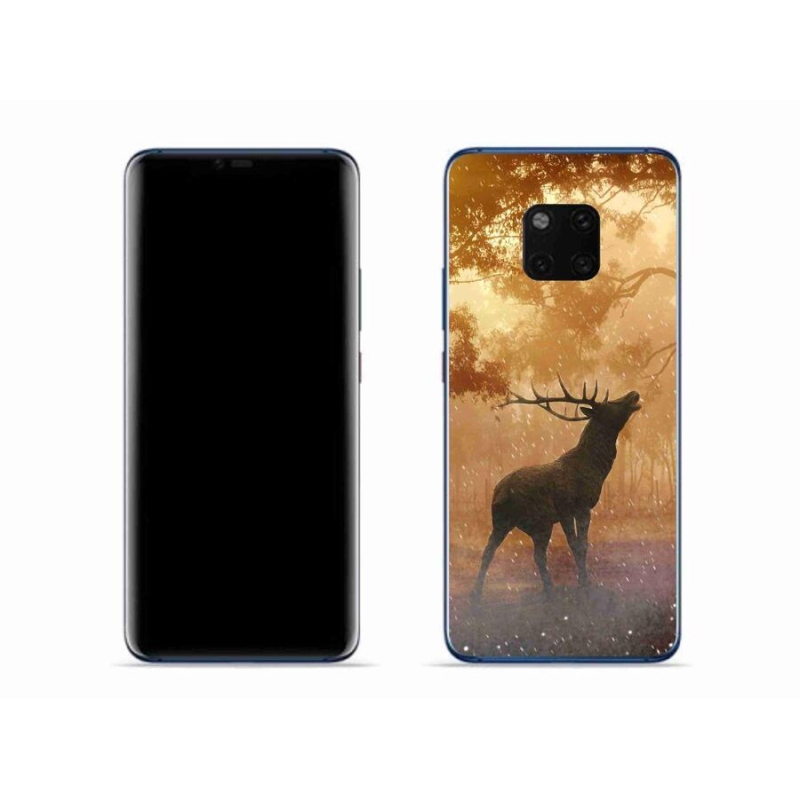 Gélový kryt mmCase na mobil Huawei Mate 20 Pro - jeleň v ruji