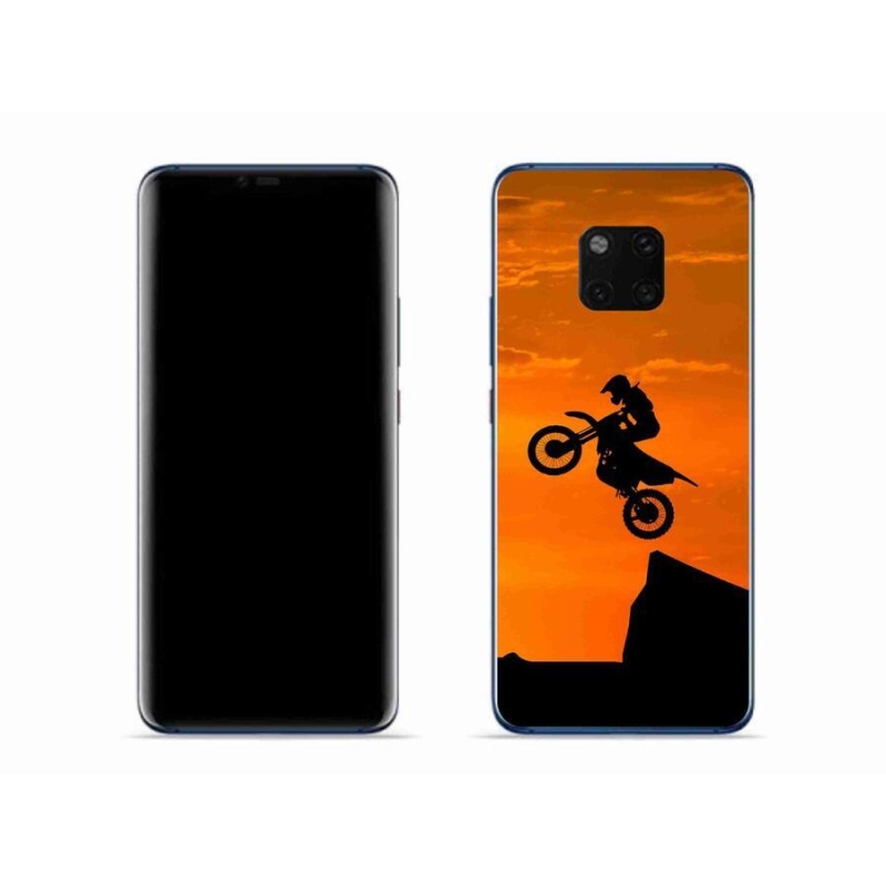 Gélový kryt mmCase na mobil Huawei Mate 20 Pro - motocross