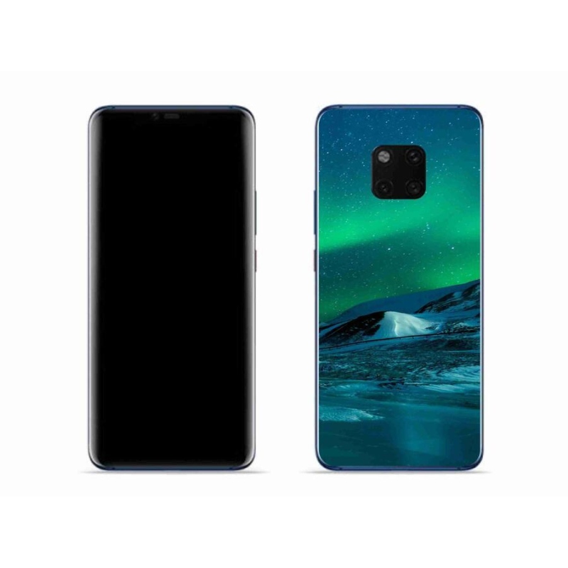 Gélový kryt mmCase na mobil Huawei Mate 20 Pro - polárna žiara