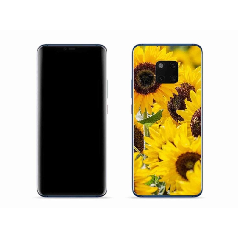 Gélový kryt mmCase na mobil Huawei Mate 20 Pro - slnečnica