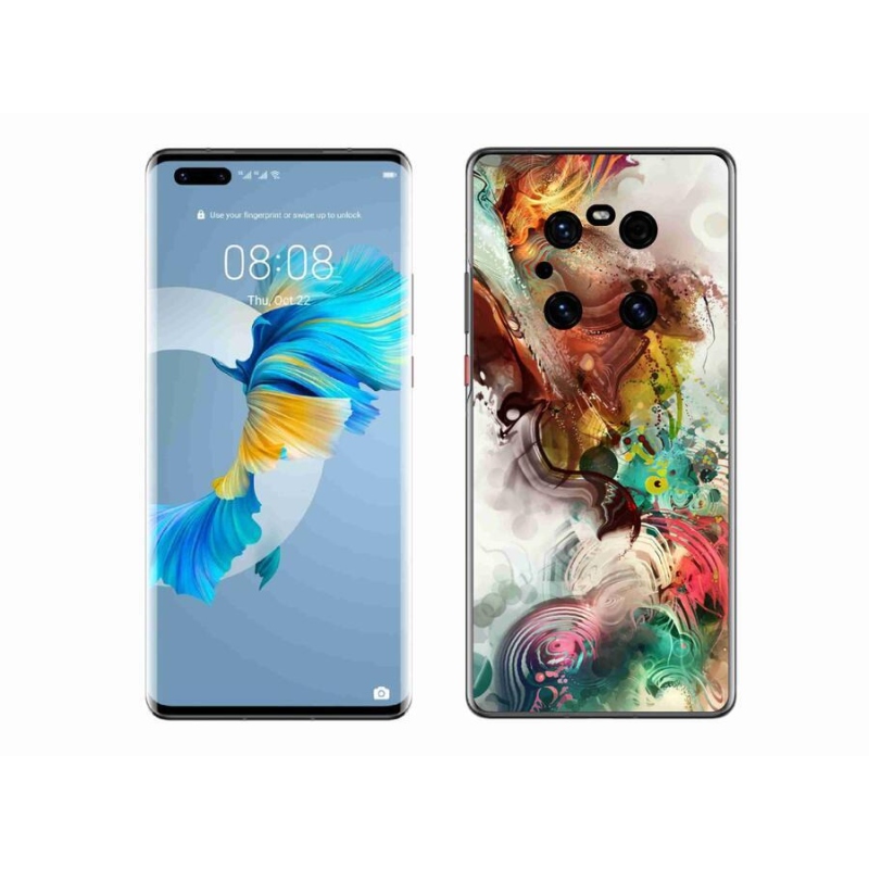 Gélový kryt mmCase na mobil Huawei Mate 40 Pro - abstrakt 1