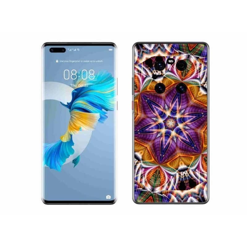 Gélový kryt mmCase na mobil Huawei Mate 40 Pro - abstrakt 6