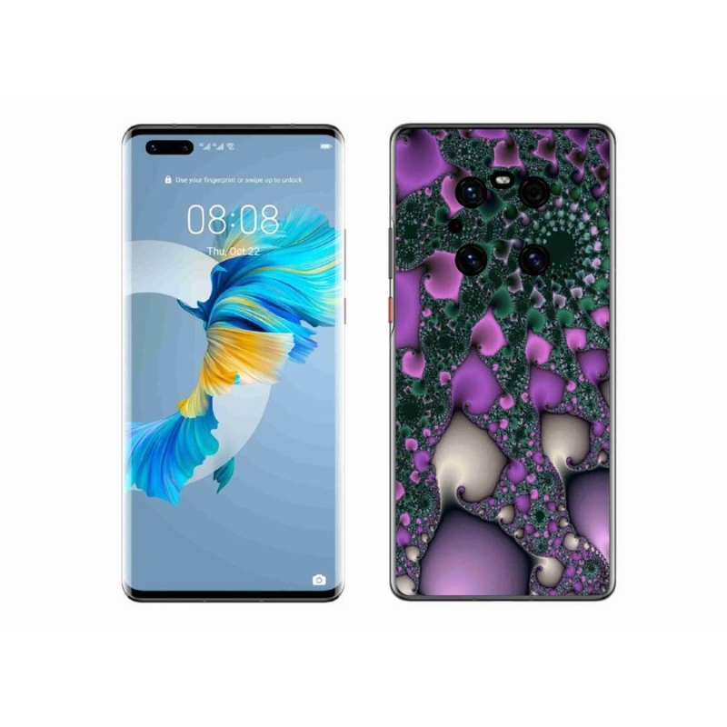 Gélový kryt mmCase na mobil Huawei Mate 40 Pro - abstrakt 7