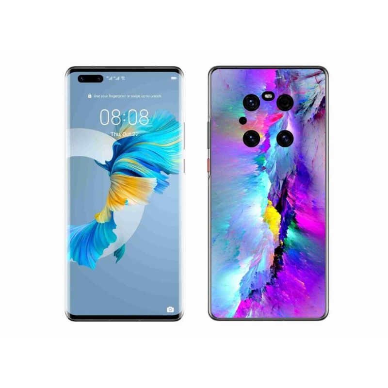 Gélový kryt mmCase na mobil Huawei Mate 40 Pro - abstrakt