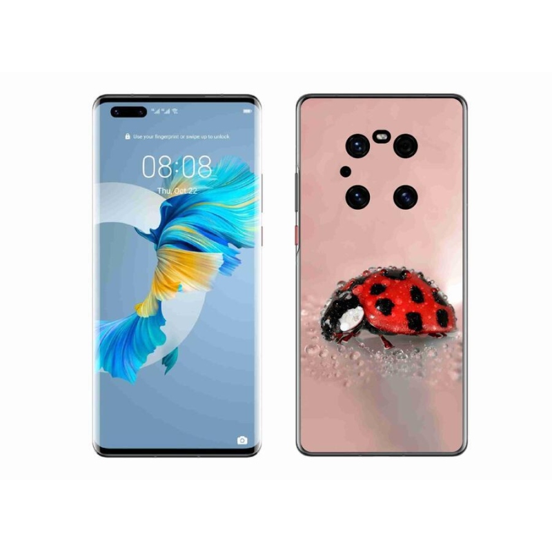 Gélový kryt mmCase na mobil Huawei Mate 40 Pro - lienka