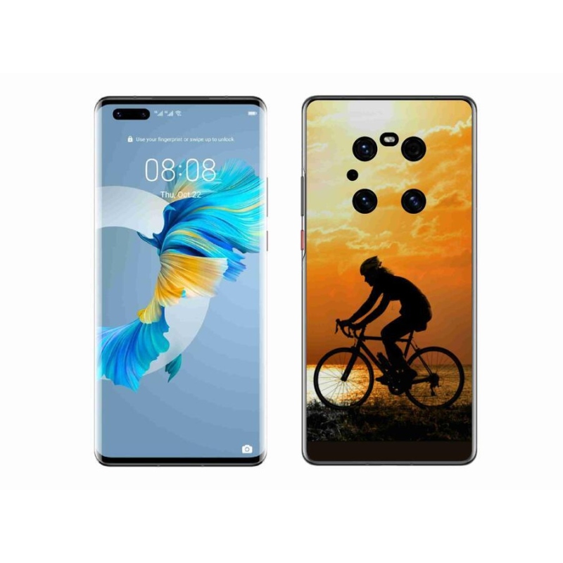 Gélový kryt mmCase na mobil Huawei Mate 40 Pro - cyklovýlety