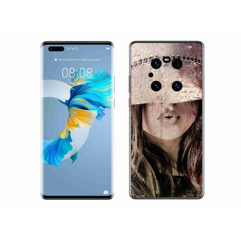 Gélový kryt mmCase na mobil Huawei Mate 40 Pro - dievča