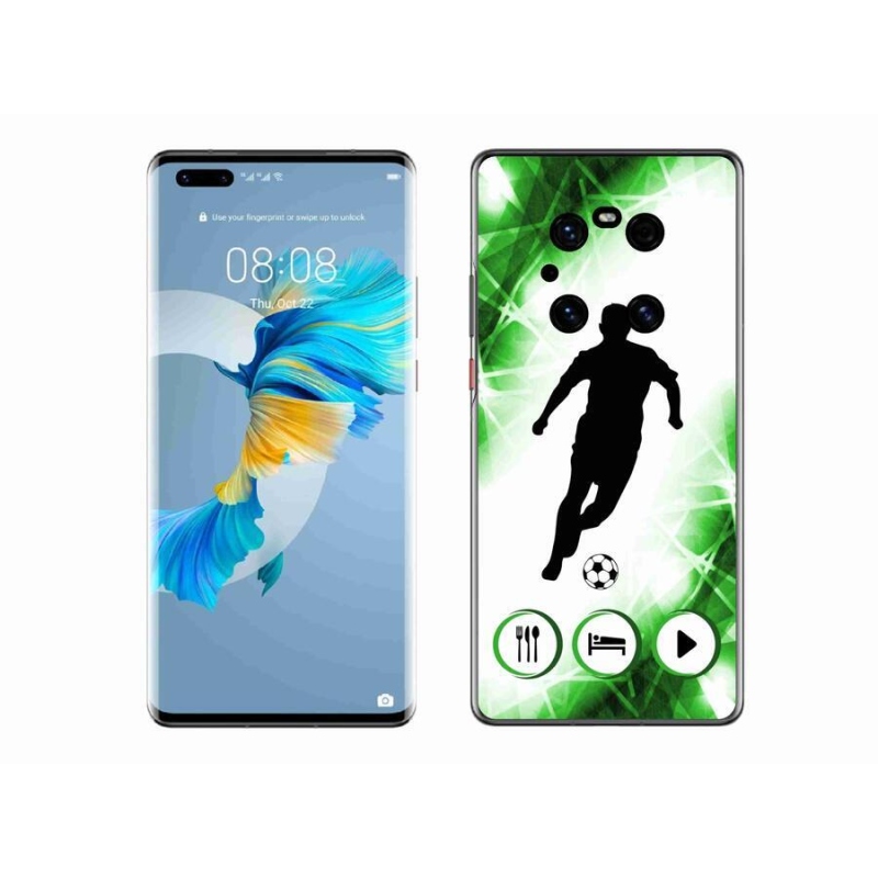 Gélový kryt mmCase na mobil Huawei Mate 40 Pro - futbalista