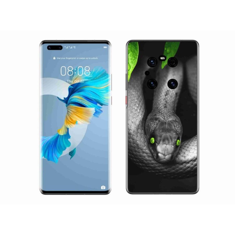 Gélový kryt mmCase na mobil Huawei Mate 40 Pro - had