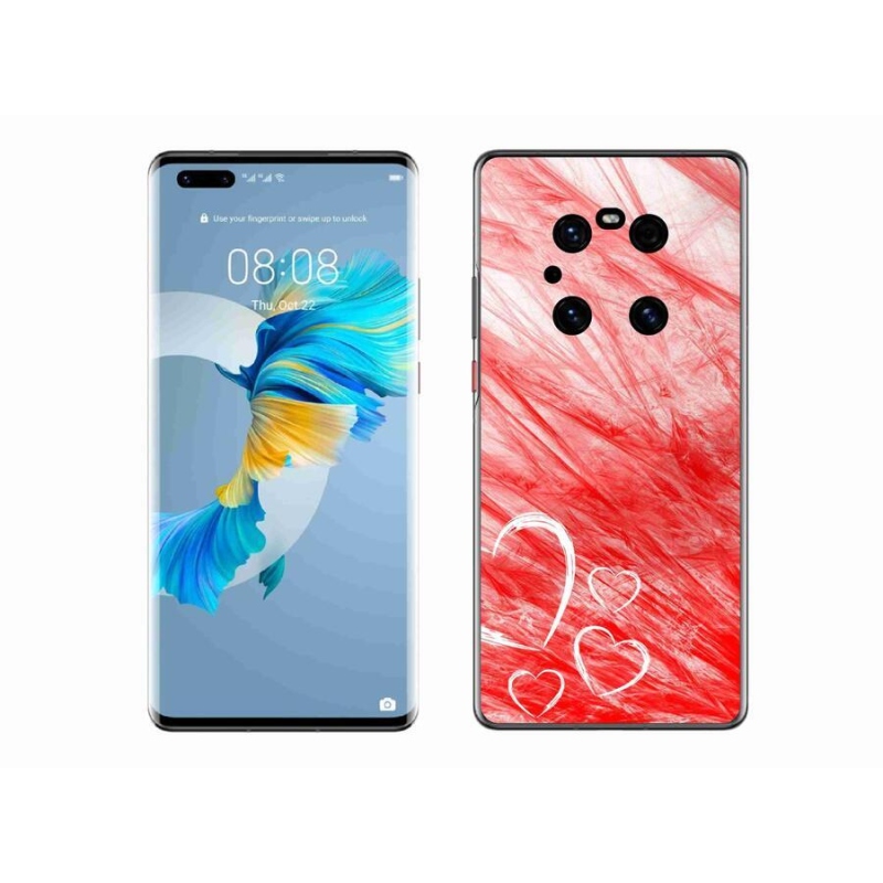 Gélový kryt mmCase na mobil Huawei Mate 40 Pre - heart