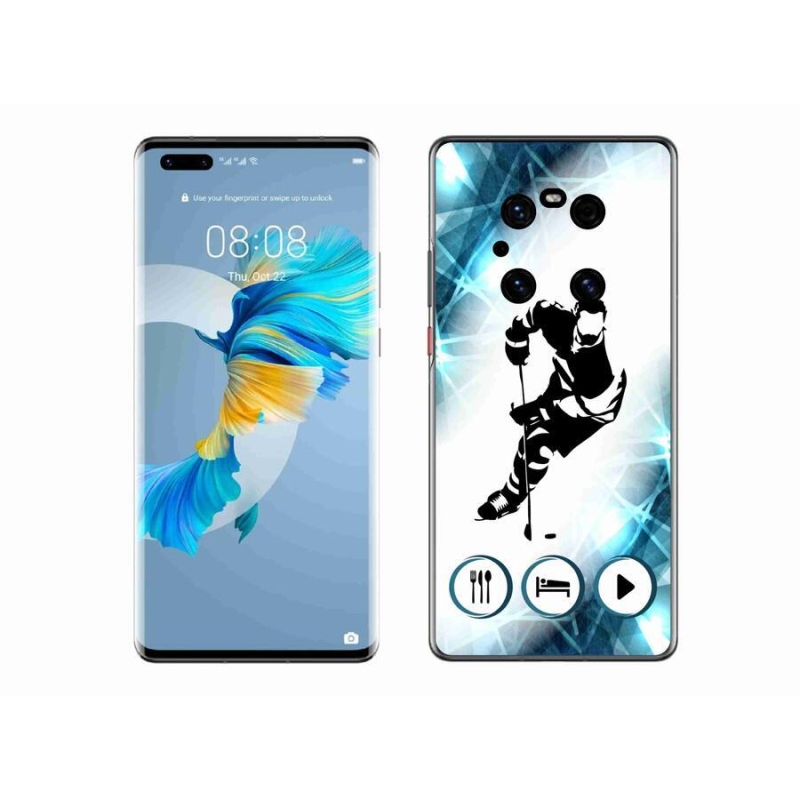 Gélový kryt mmCase na mobil Huawei Mate 40 Pro - hokej 1