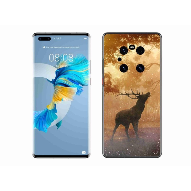 Gélový kryt mmCase na mobil Huawei Mate 40 Pro - jeleň v ruji