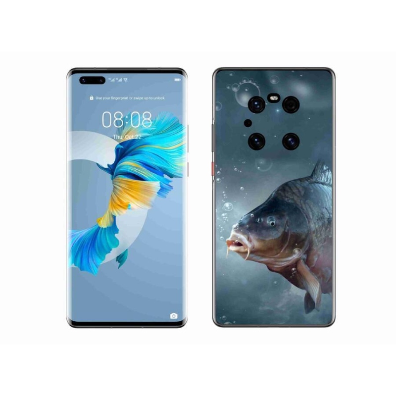 Gélový kryt mmCase na mobil Huawei Mate 40 Pro - kapor a bublinky