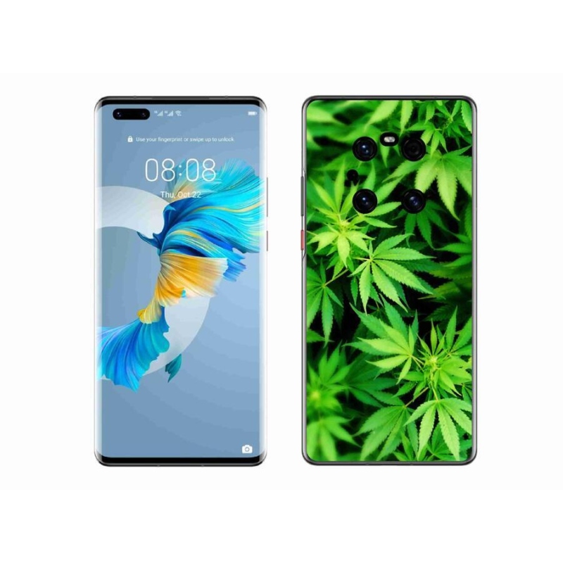 Gélový kryt mmCase na mobil Huawei Mate 40 Pro - konope 3