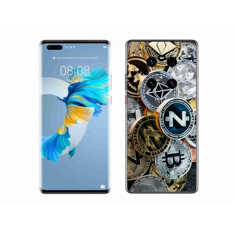 Gélový kryt mmCase na mobil Huawei Mate 40 Pro - kryptomena