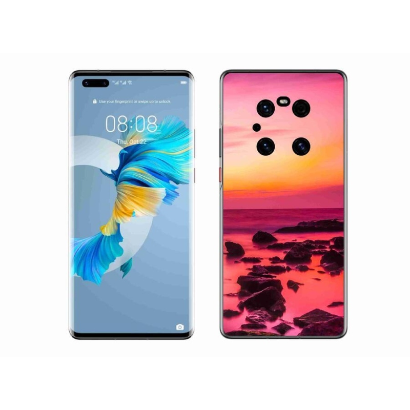 Gélový kryt mmCase na mobil Huawei Mate 40 Pro - more a žiara