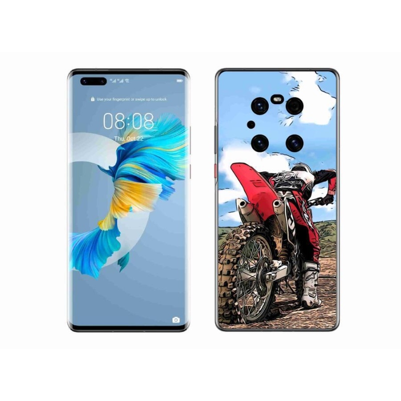 Gélový kryt mmCase na mobil Huawei Mate 40 Pro - moto