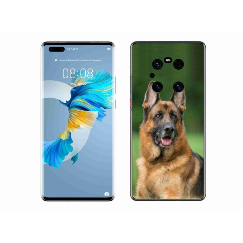 Gélový kryt mmCase na mobil Huawei Mate 40 Pro - nemecký ovčiak