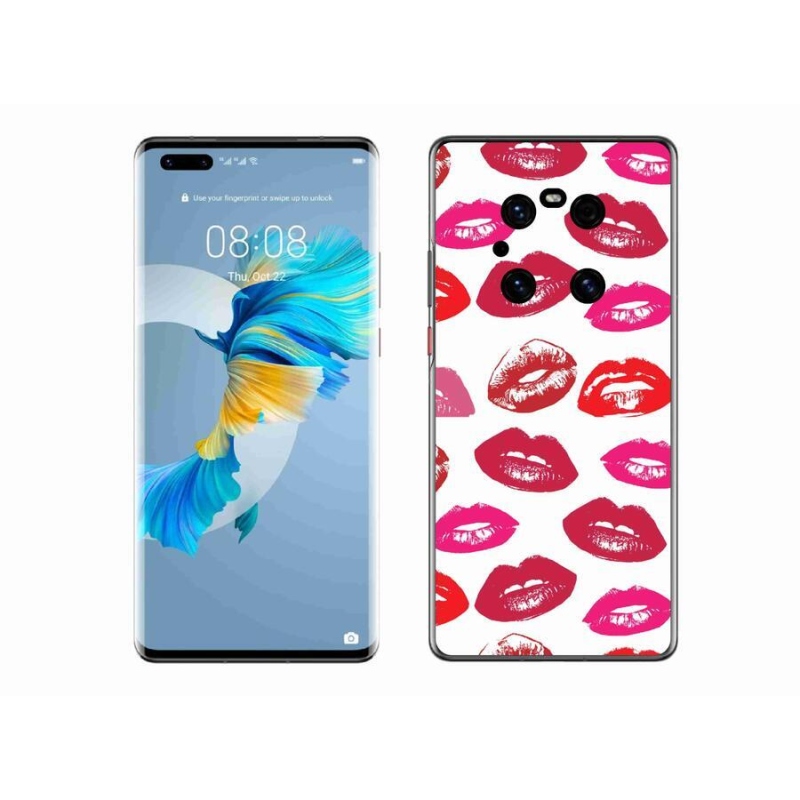 Gélový kryt mmCase na mobil Huawei Mate 40 Pro - pery