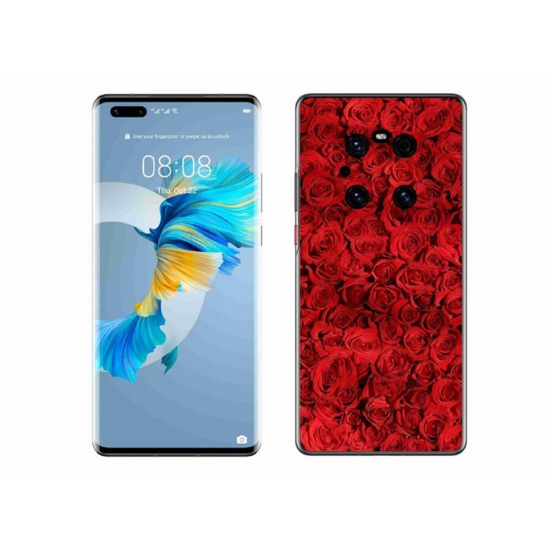 Gélový kryt mmCase na mobil Huawei Mate 40 Pro - ruža