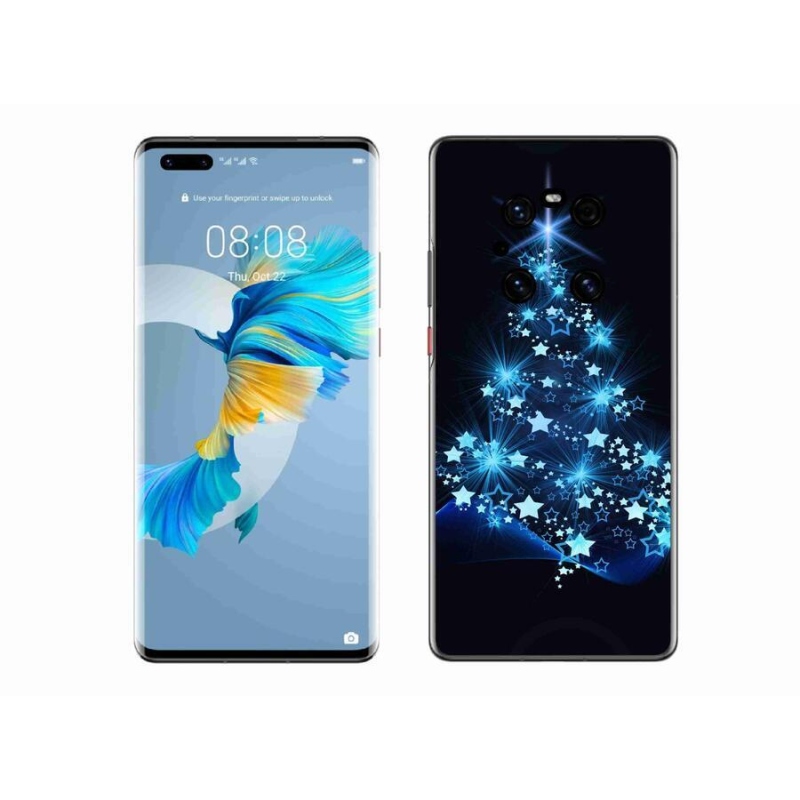 Gélový kryt mmCase na mobil Huawei Mate 40 Pro - vianočný stromček