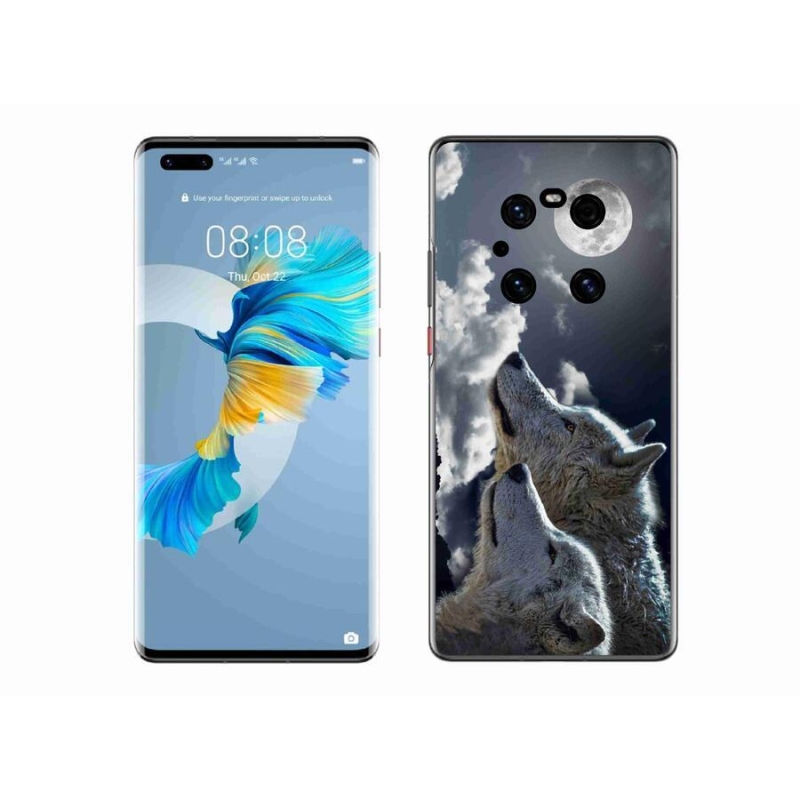 Gélový kryt mmCase na mobil Huawei Mate 40 Pro - vlci