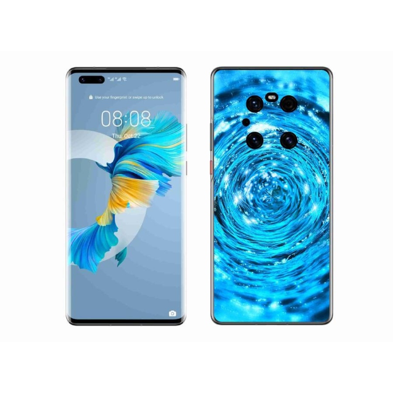 Gélový kryt mmCase na mobil Huawei Mate 40 Pro - vodný vír