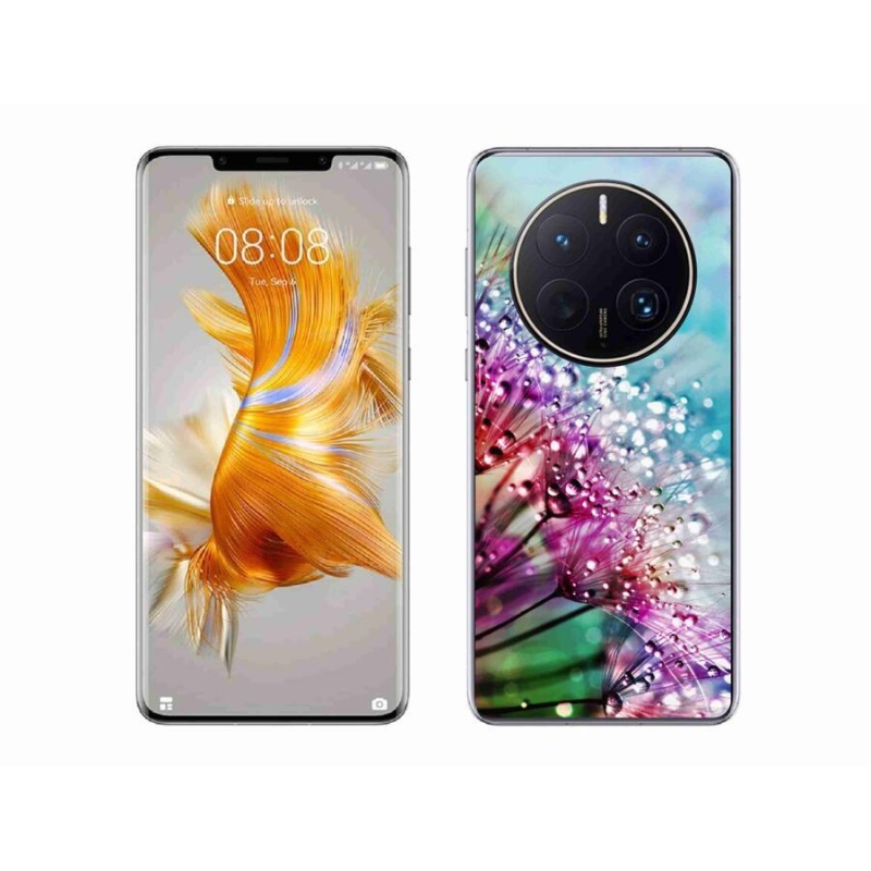 Gélový kryt mmCase na mobil Huawei Mate 50 Pro - farebné kvety