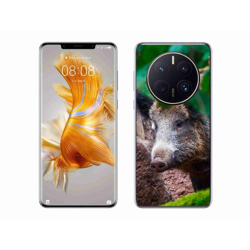 Gélový kryt mmCase na mobil Huawei Mate 50 Pro - divoké prasa