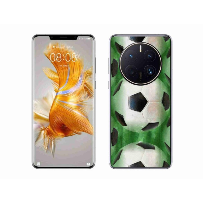 Gélový kryt mmCase na mobil Huawei Mate 50 Pro - futbalová lopta