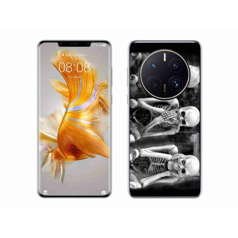 Gélový kryt mmCase na mobil Huawei Mate 50 Pro - kostlivci