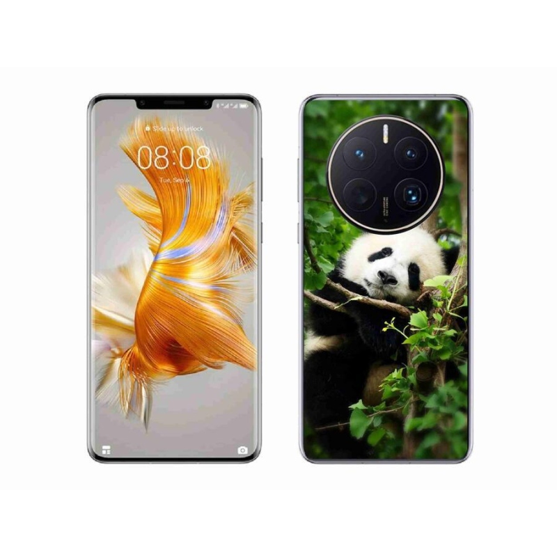 Gélový kryt mmCase na mobil Huawei Mate 50 Pro - panda