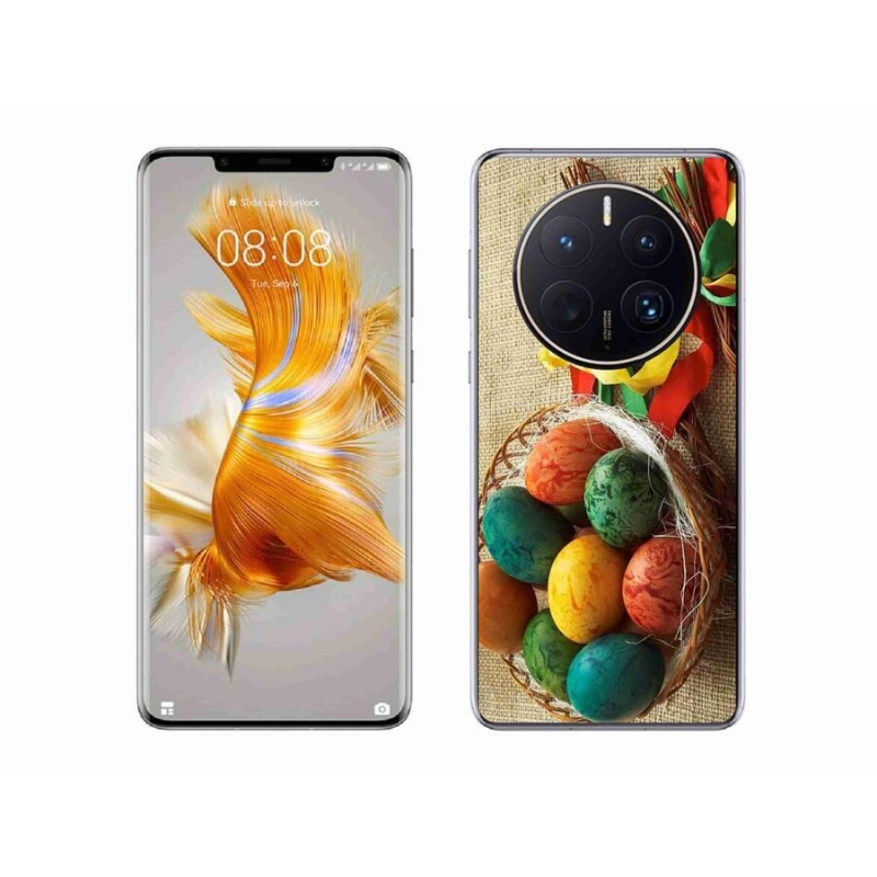 Gélový kryt mmCase na mobil Huawei Mate 50 Pro - korbáče a vajíčka