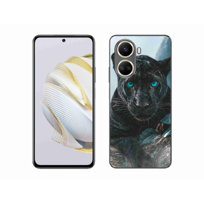 Gélový kryt mmCase na mobil Huawei Nova 10 SE - čierny panter