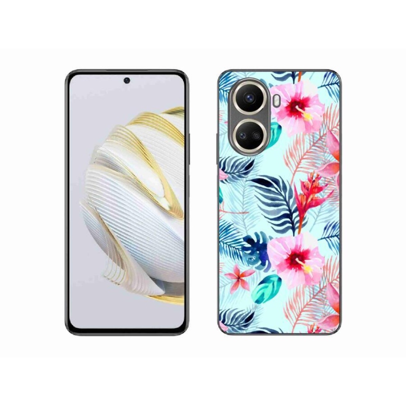 Gélový kryt mmCase na mobil Huawei Nova 10 SE - kvety