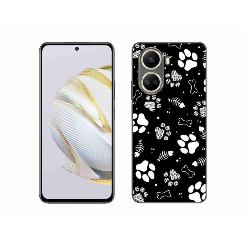 Gélový kryt mmCase na mobil Huawei Nova 10 SE - psie labky