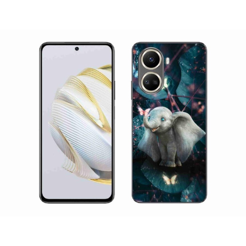 Gélový kryt mmCase na mobil Huawei Nova 10 SE - roztomilý slon