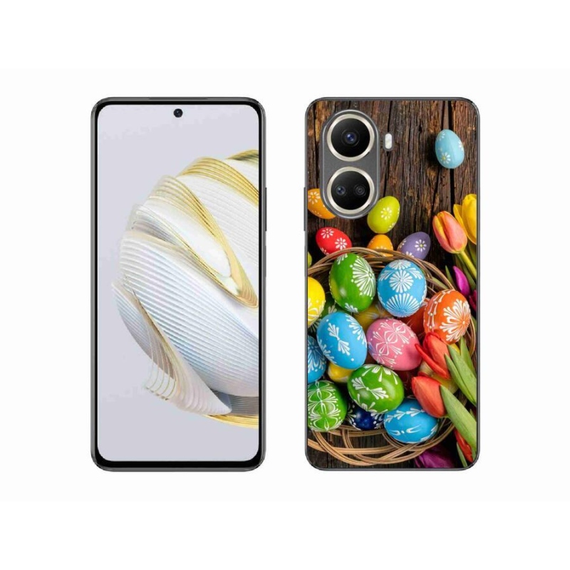 Gélový kryt mmCase na mobil Huawei Nova 10 SE - veľkonočné vajíčka