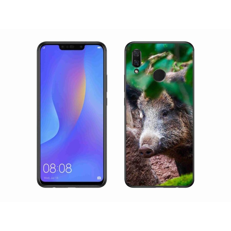 Gélový kryt mmCase na mobil Huawei Nova 3 - divoké prasa