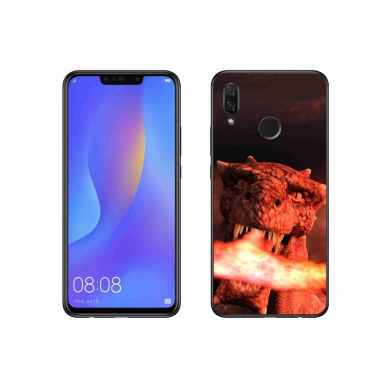 Gélový kryt mmCase na mobil Huawei Nova 3 - drak