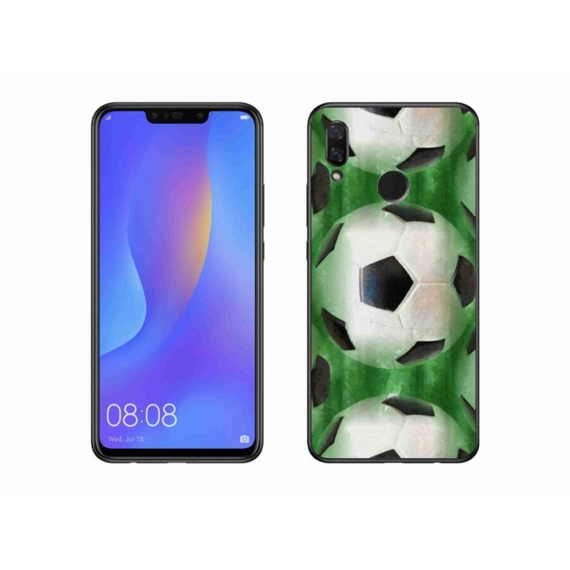 Gélový kryt mmCase na mobil Huawei Nova 3 - futbalová lopta