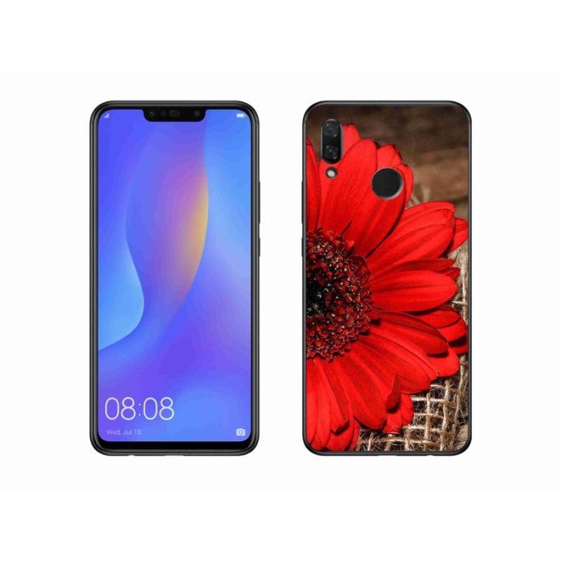 Gélový kryt mmCase na mobil Huawei Nova 3 - gerbera