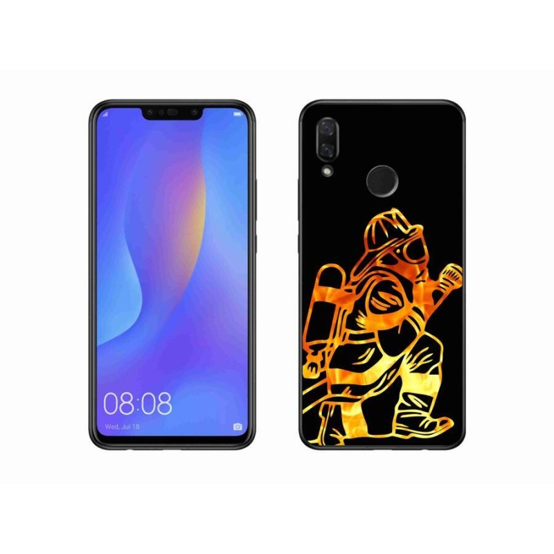 Gélový kryt mmCase na mobil Huawei Nova 3 - hasič 1