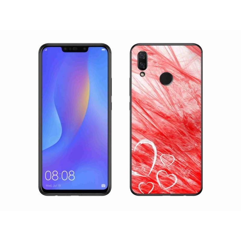 Gélový kryt mmCase na mobil Huawei Nova 3 - heart