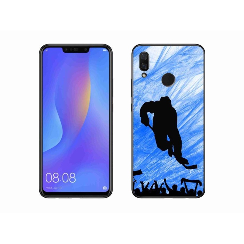 Gélový kryt mmCase na mobil Huawei Nova 3 - hokejový hráč