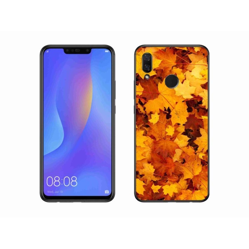 Gélový kryt mmCase na mobil Huawei Nova 3 - javorové listy