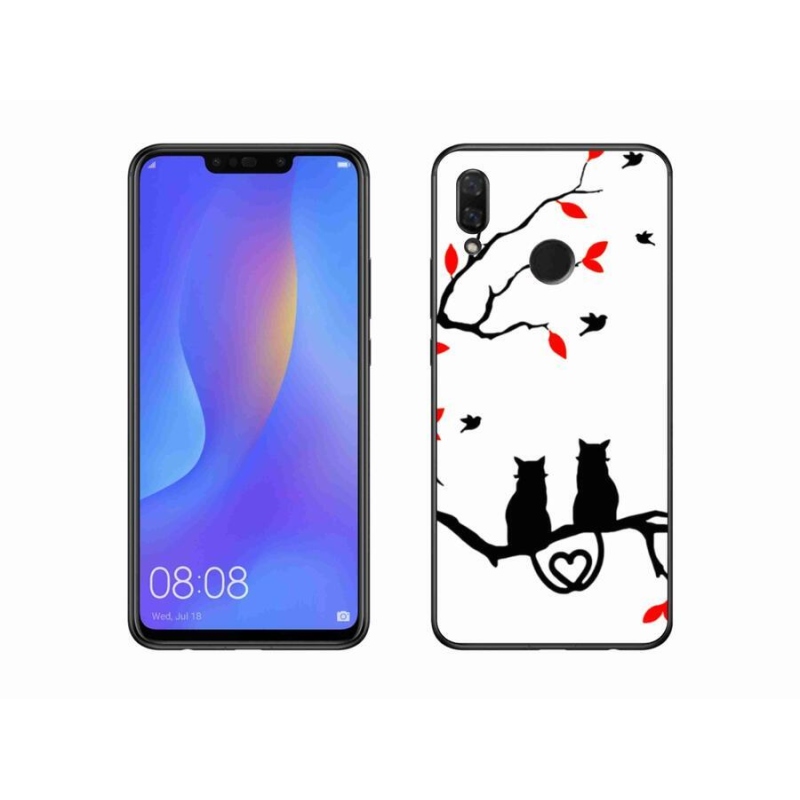 Gélový kryt mmCase na mobil Huawei Nova 3 - mačací láska