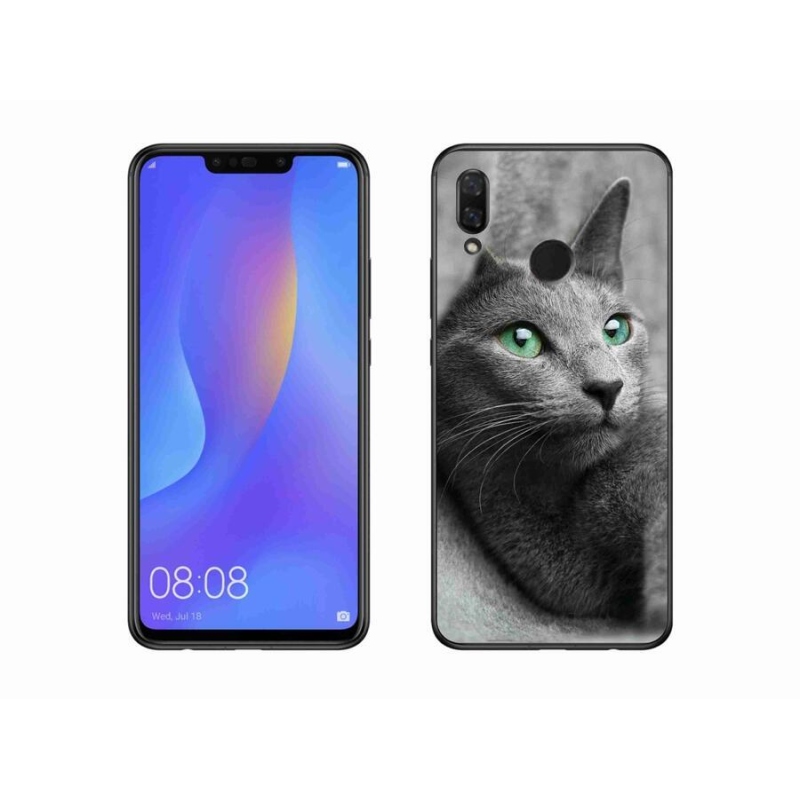 Gélový kryt mmCase na mobil Huawei Nova 3 - mačka 2