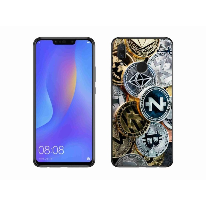 Gélový kryt mmCase na mobil Huawei Nova 3 - kryptomena